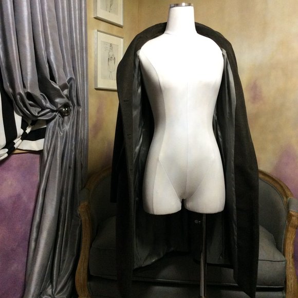 RARE! Rose A Pois NWOT gray structured wool coat, size 42 - Picture 8 of 10